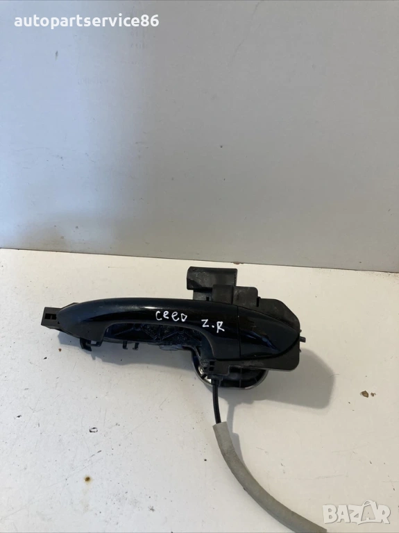 Външна дръжка за задна дясна врата черна за KIA Ceed 1.6 CRDi (2014), снимка 1