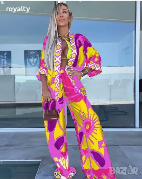 Бутикови комплекти сатен Различни дизайни , снимка 1