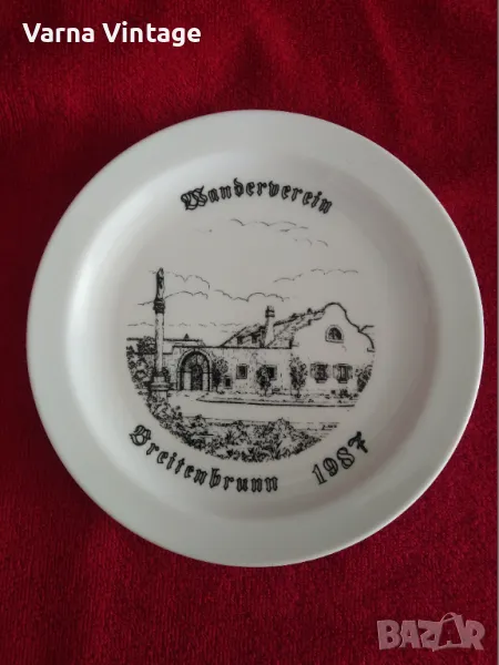 Колекционерска порцеланова чиния Breitenbrunn 1987. MITTERTEICH BAVARIA Германия., снимка 1