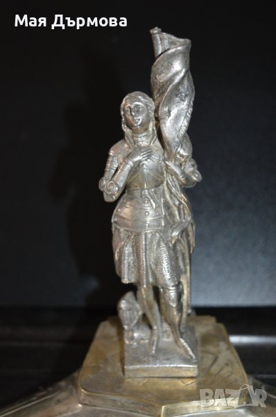  старина мастилница посребрена стил СЕЦЕСИОН, снимка 1