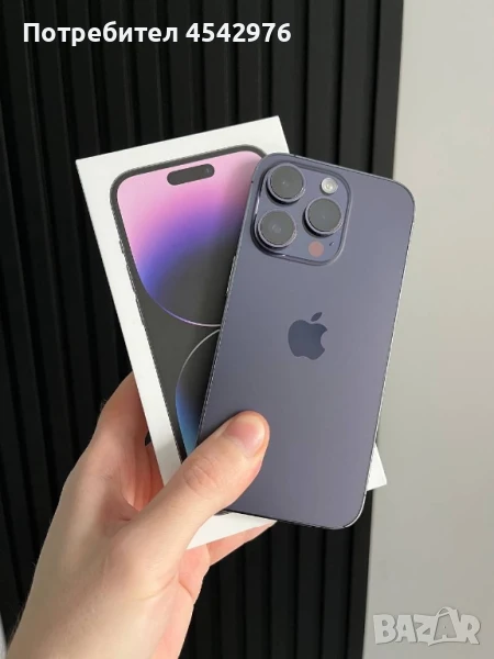 🍏Apple iPhone 14 Pro 📱128GB Тъмно лилав..., снимка 1