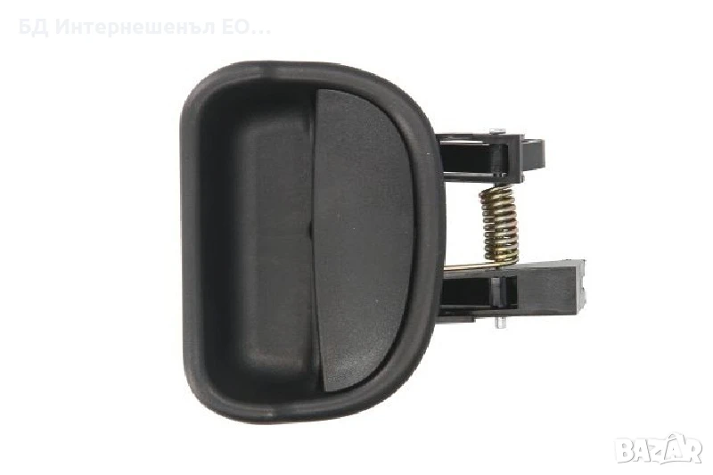 8200095966  Вътрешна дръжка за лява плъзгаща врата, Renault, Kangoo I, Черен, снимка 1