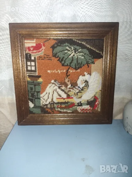 ръчно ушит гоблен , снимка 1