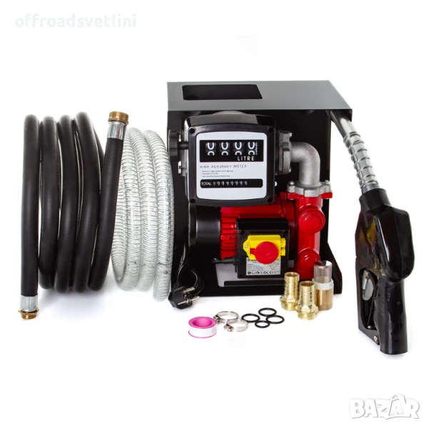 Помпа за източване на гориво с брояч – 220V, Stahlmayer, снимка 1