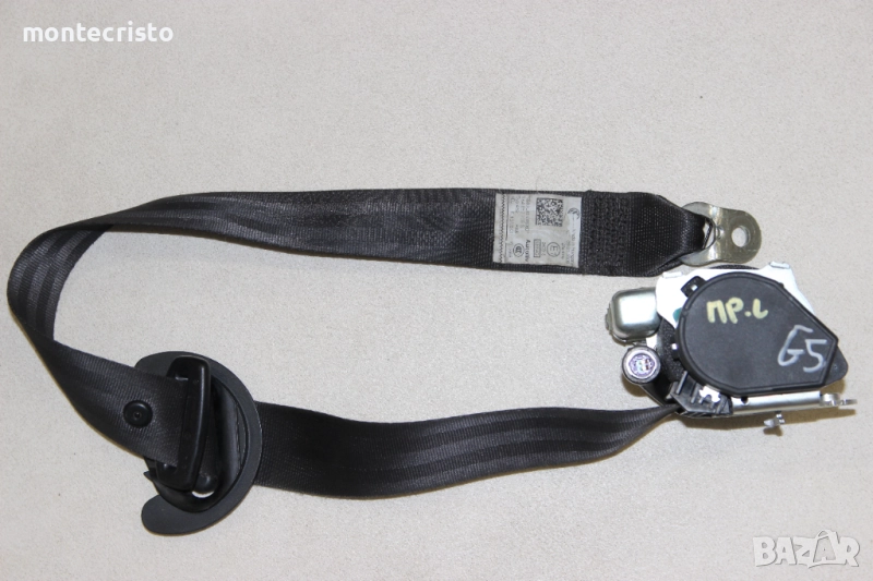 Преден ляв колан VW Golf 5 хечбек (2004-2008г.) Golf V / 1K4857705S / 1K4 857 705 S, снимка 1