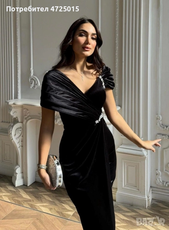 Официална рокля кадифе, снимка 1