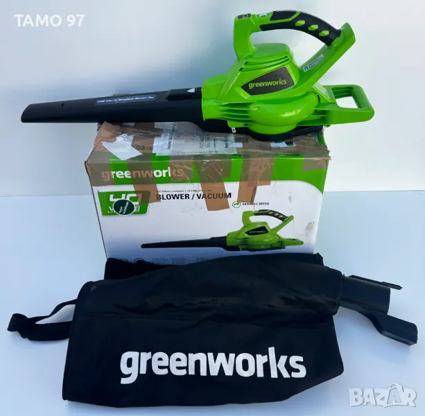 Greenworks 24277 - Мощна безчеткова духалка 40V 280km/h, снимка 1
