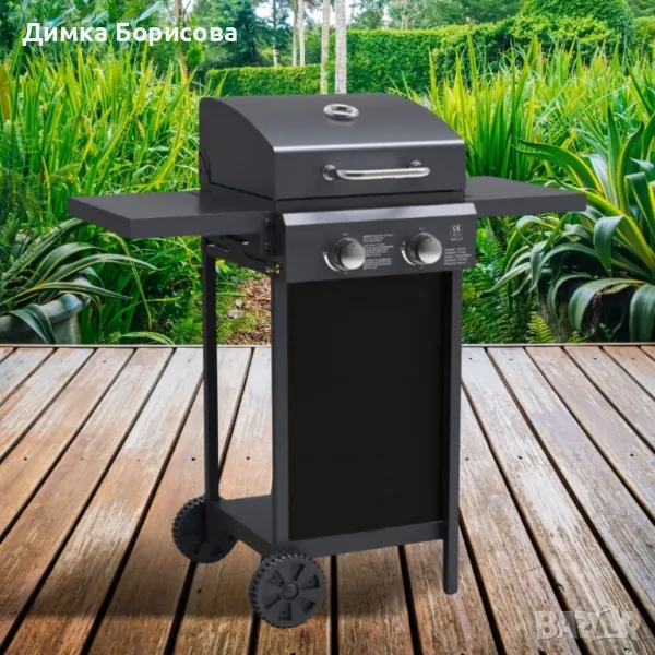 Газово барбекю Muhler с 2 горелки, 2x2.8kW, снимка 1