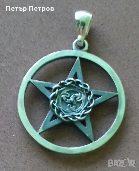  Свещен Амулет Тибетски Пентаграм, снимка 1