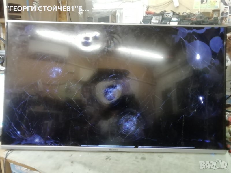 HISENSE   LTDN50K370WSGEU  СЪС СЧУПЕН ДИСПЛЕЙ, снимка 1