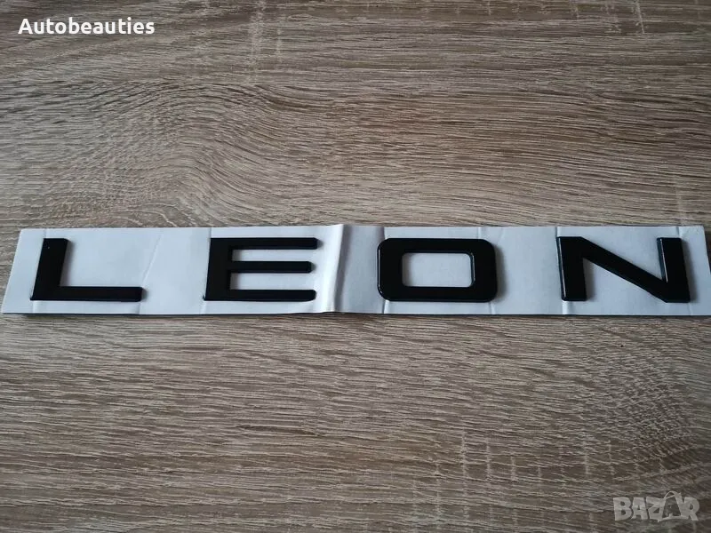 черен надпис Seat Leon, снимка 1