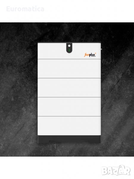 Високоволтова литиева батерия Sunplus 5.12kWh LifePo4 - BMS - High-Voltage + HV BOX, снимка 1