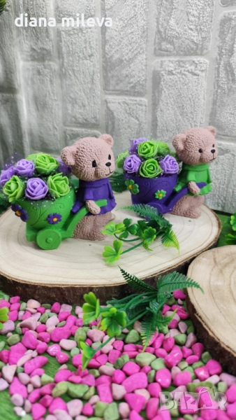 Сладки малки мечета в лилаво и зелено!!, снимка 1