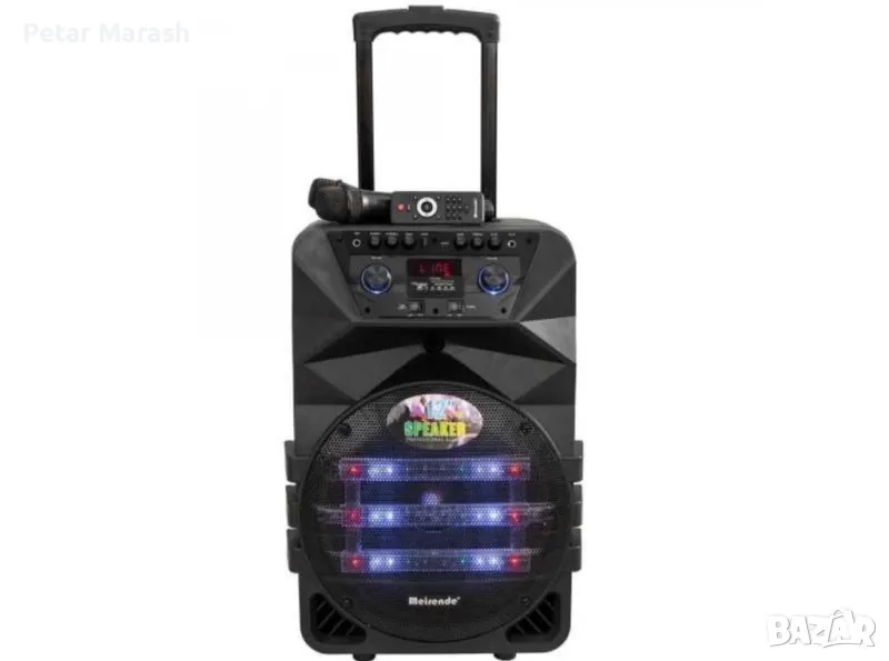 Преносима черна караоке тонколона meirende K5-12 12”, снимка 1