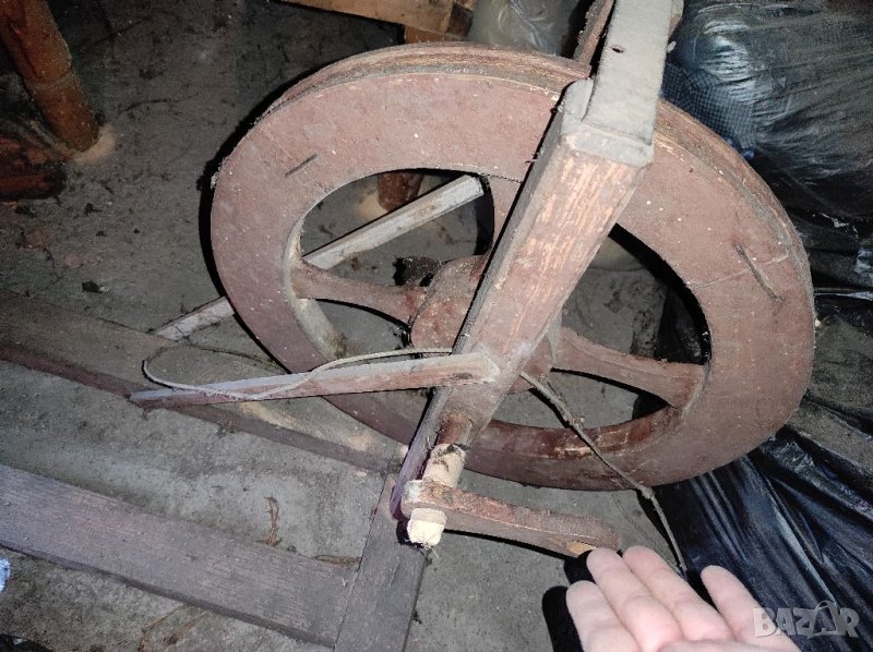 Старинен тъкач за вълна, снимка 1