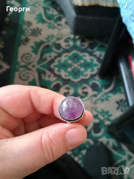 Пръстен с аметист, снимка 1