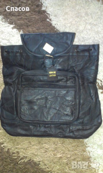 Продавам нови черни дамски раници-чанти от естествена кожа, снимка 1