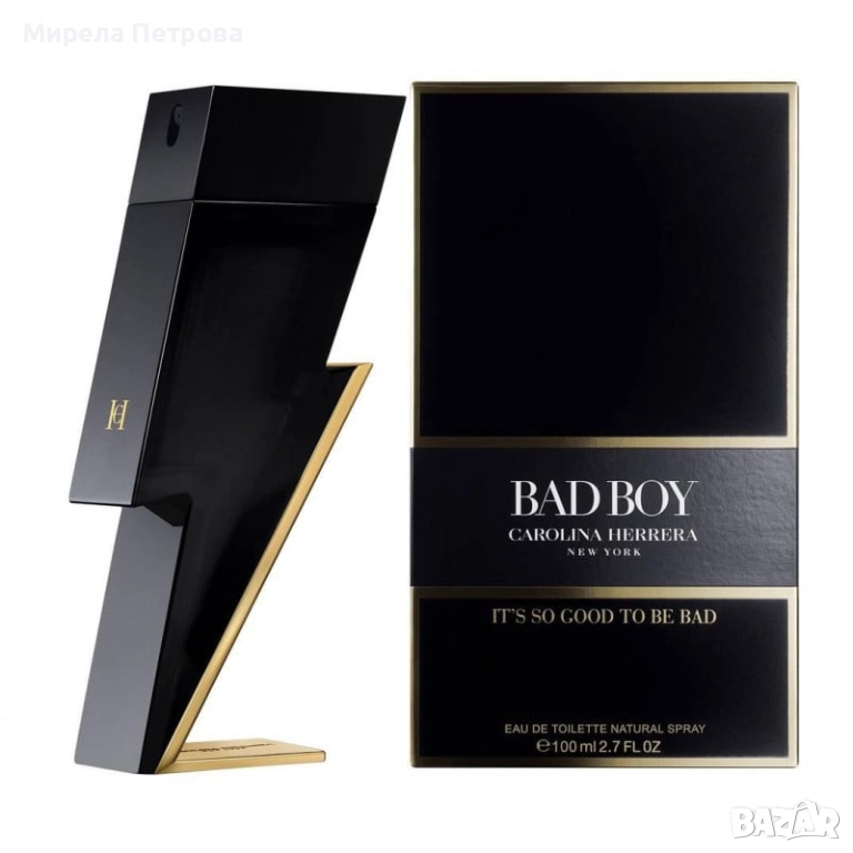 Мъжки парфюм Carolina Herrera Bad Boy EDP 100 мл., снимка 1