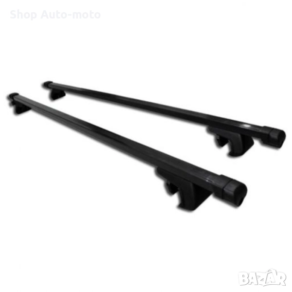 Напречни греди за автомобил Automat, Метални греди - 120см, Черни, снимка 1