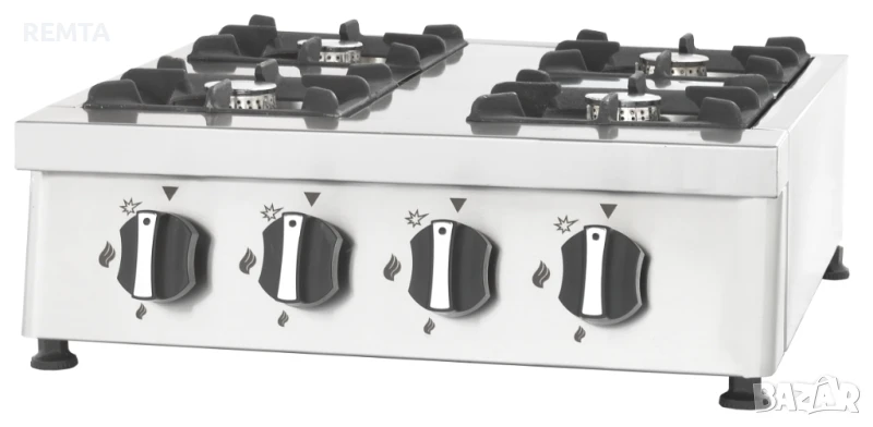 Газов котлон с 4 горелки (14kW) 57х68 см, снимка 1