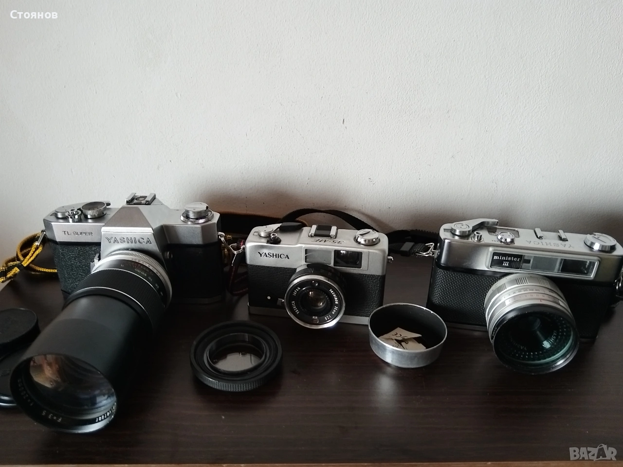 YASHICA 35-ME, YASHICA TL SUPER, YASHICA Minister III Japan , снимка 1