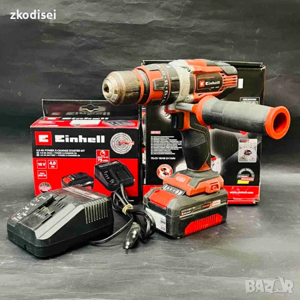 Акумулаторен винтоверт EINHELL TE-CD 18 Li-i, снимка 1