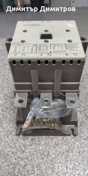 Контактор Siemens 200А 3TF52 220V 50Hz, снимка 1