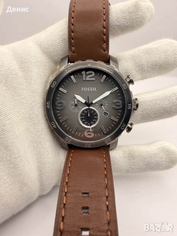 Мъжки часовник Fossil Nate Chronograph, снимка 1
