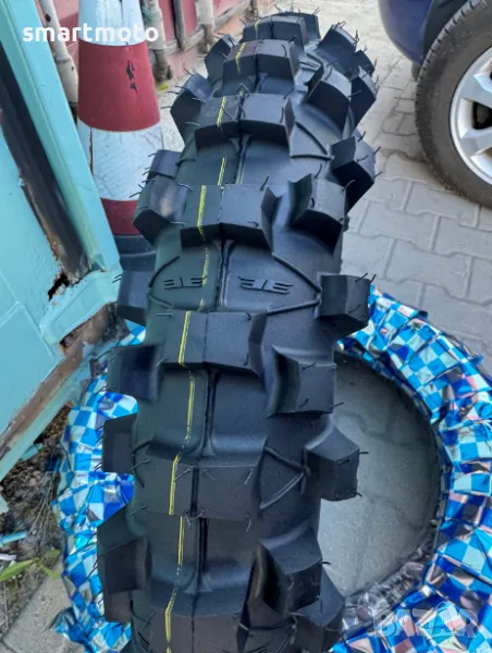 Rebel xplorer Мотокрос гума ендуро гума 069A 120/90-18 motocross жълта, снимка 1