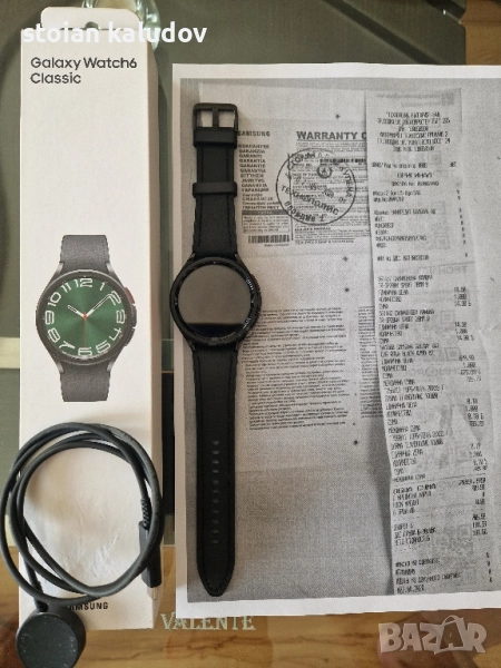 Samsung galaxy watch 6 Classic-R-960-47mm.гаранция, снимка 1