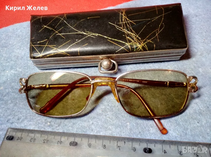 Camelry ITALY DESING Стари МАРКОВИ СТИЛНИ СЛЪНЧЕВИ ОЧИЛА с ВИНТИДЖ КАЛЪФ 47723, снимка 1