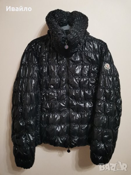 MONCLER "PEARL" Polyamide Black Quilted Down Jacket. , снимка 1