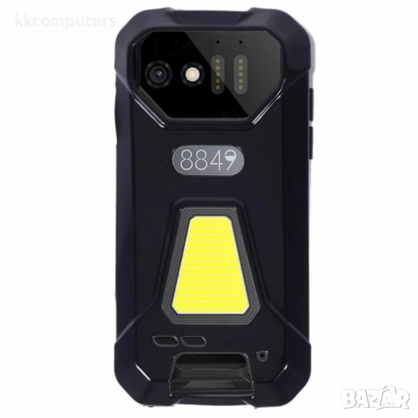 Гъвкав TPU Калъф + Скрийн Протектор за Unihertz Tank 3 – Прозрачен / Черен, снимка 1