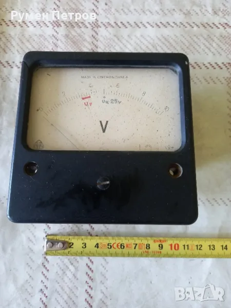 Волтметър, Чехословакия., снимка 1