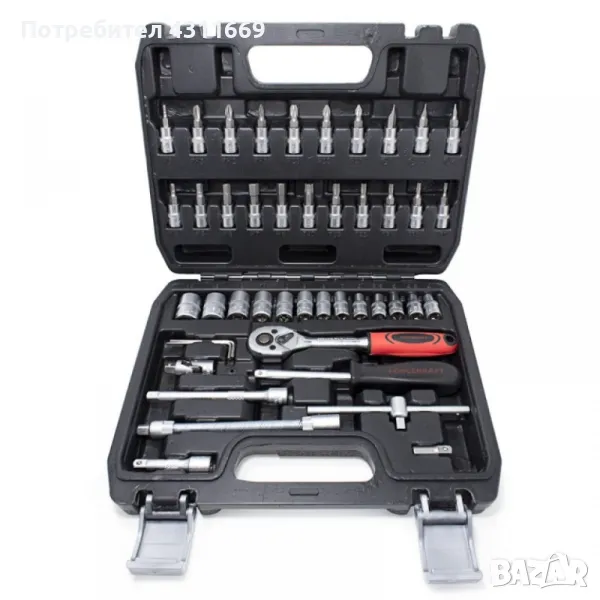 Гедоре FORCEKRAFT 1/4" 46-части, снимка 1