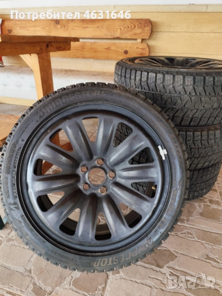 Зимни гуми с джанти Bridgestone blizzak ws90 215/45/17, снимка 1