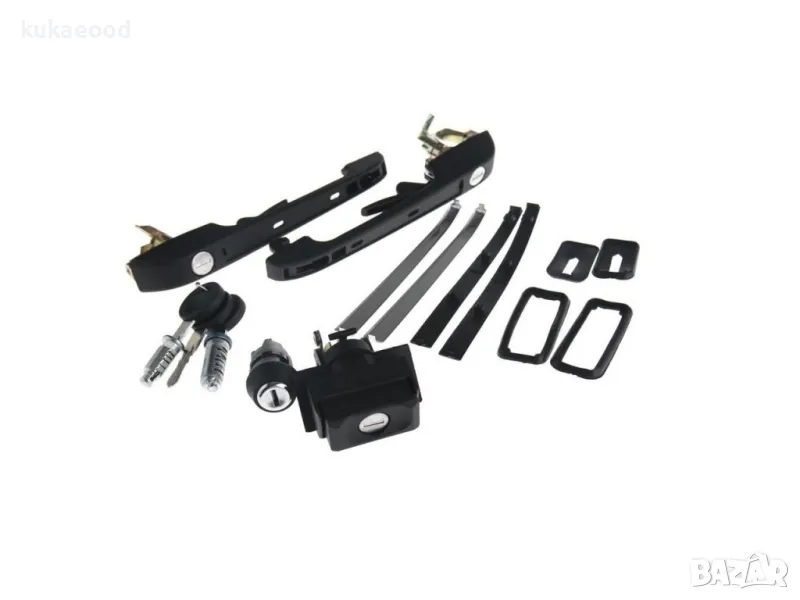 Комплект запалване, патронници с ключове и дръжки за врата на VW Golf 2, снимка 1