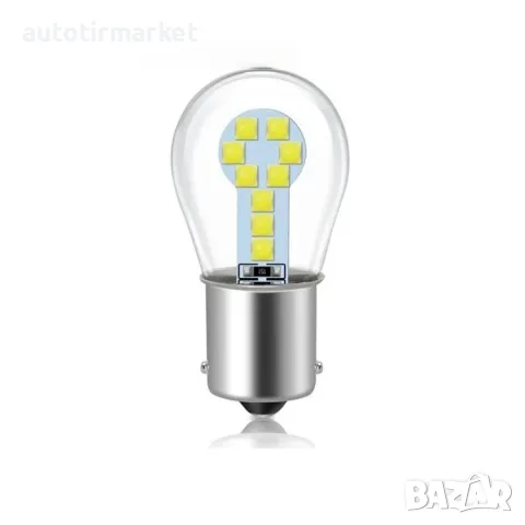 LED крушки 2бр BA15s LED 12V – T125, снимка 4 - Аксесоари и консумативи - 56054139