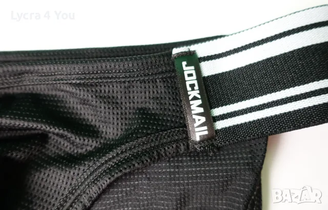 Jockmail XL черни мрежести слипове, снимка 6 - Бельо - 56319414