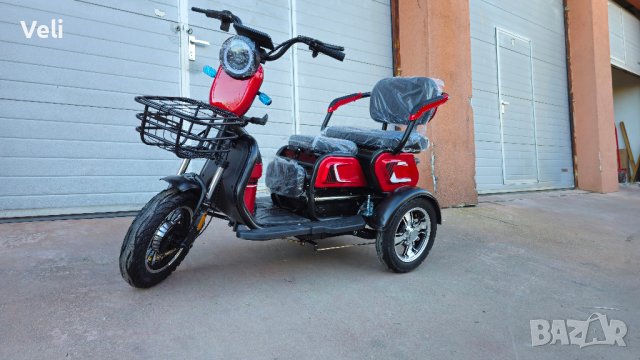 Електрическа триколка високопроходима триместна