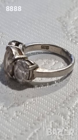 Vintage сребърен пръстен 925 , снимка 6 - Пръстени - 44217316