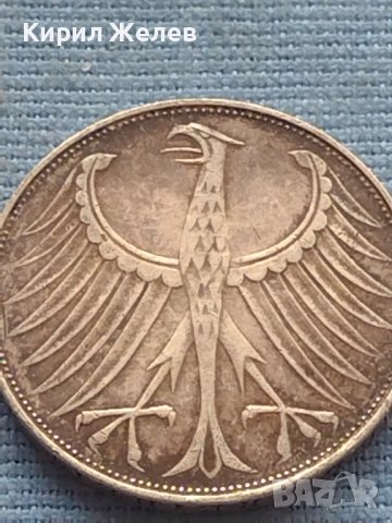 Сребърна монета 5 марки 1972г. Германия уникат за КОЛЕКЦИОНЕРИ 39622, снимка 7 - Нумизматика и бонистика - 42763438