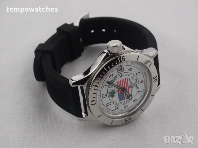 ВОСТОК АМФИБИЯ АВТОМАТИЧЕН -“DESERT SHIELD” ref: 120065, снимка 16 - Мъжки - 42202023
