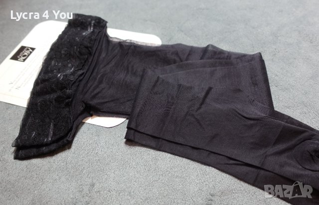 Rosy 15 Den M размер черни чорапи със силикон и ликра, снимка 15 - Бельо - 38652432