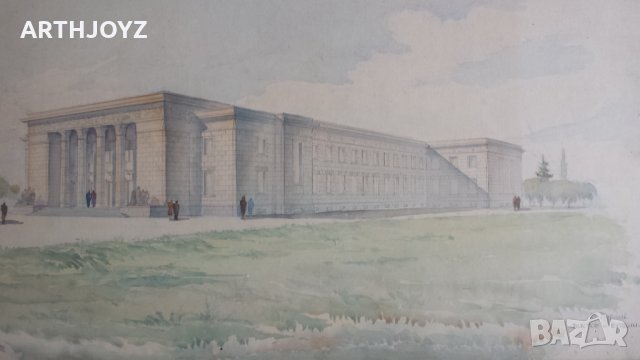 КАРТИНА ПЕЙЗАЖ (акварел)/ В.БУРДИН, снимка 3 - Картини - 29660981