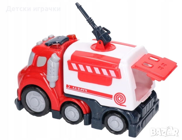 Пожарен Камион с водни оръдия, със светлини и звуци , снимка 2 - Коли, камиони, мотори, писти - 52070407