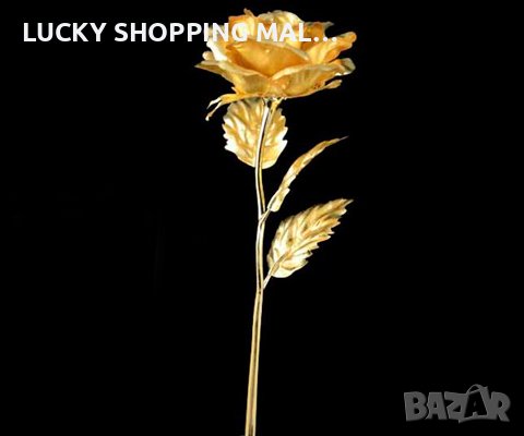 24K Gold Rose Златна роза Луксозен подарък за Св. Валентин, снимка 10 - Подаръци за жени - 39614007