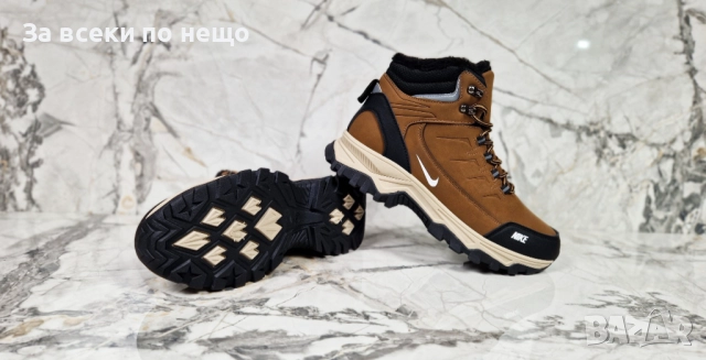 Nike Мъжки Зимни Кубинки С Топла Дебела Вата Найк - Налични Различни Цветове Код P1706, снимка 4 - Мъжки боти - 52969884