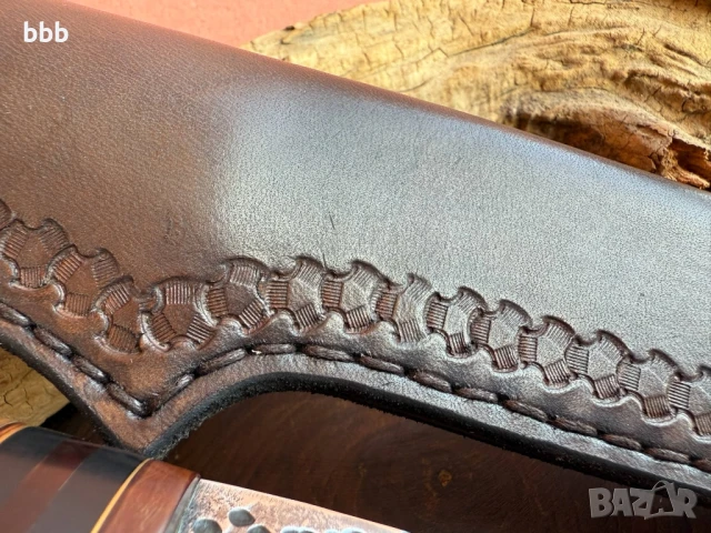 Ловен нож ръчна изработка N690co, снимка 8 - Ножове - 50645724