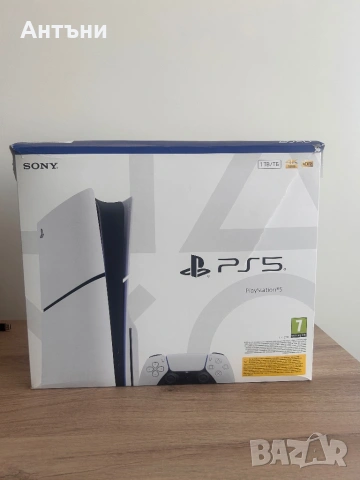 Playstation 5 Slim 1TB Disc Edition с 2 игри , снимка 2 - PlayStation конзоли - 53148785